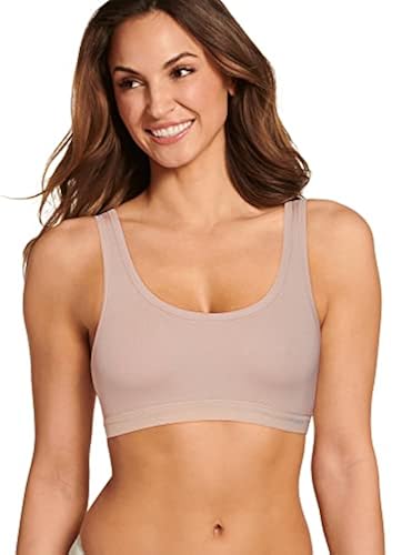 Jockey Women's Bra Organic Cotton Stretch Tank Strap Bralette