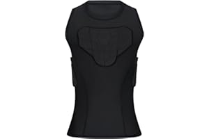 Topeter Youth Padded Compression Shirt, Chest Protector, Heart Guard Sternum Protection Shirt