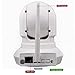 BAVISION Wifi Wireless IP Camera Home Security Cameras For Monitor Baby/Edler/Pet/Dog Pan Tilt Night Vision Plug/Play with Two-Way Audio White