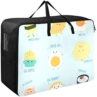 お昼寝布団収納袋 かわいい 卵 料理 ストレージバッグ 大容量 アウトドア収納袋 衣類収納袋 布団収納ケース 収納バッグ 持ち手付き 収納ボックス 収納かご 縦型 衣装ケース 引越し収納袋 70 50 28cm Tarunniketanpublicschool Com