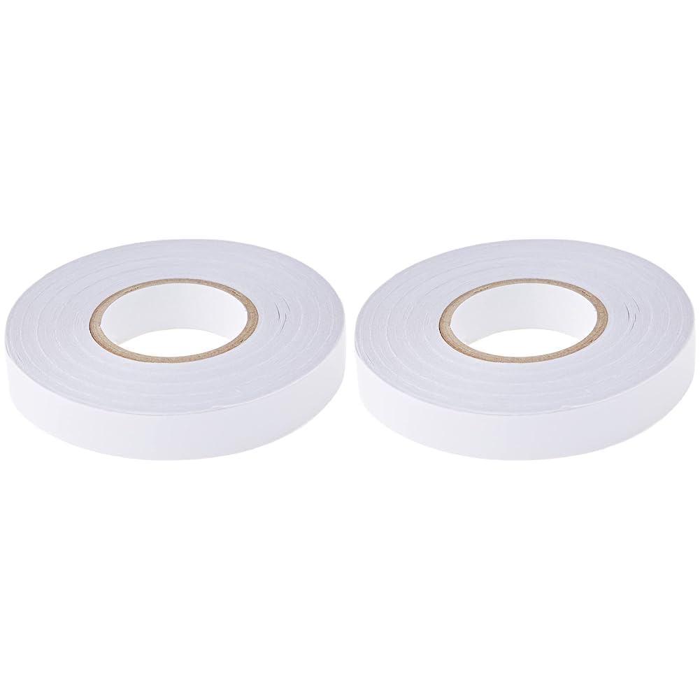 STICK IT 18 m Permanent Double Sided Tape, White (Pack of 2)