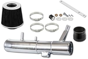 R&L Racing 3.5" Black Cold Air Intake + Filter 11-14 For Ford Mustang Coupe Convertible 3.7L V6