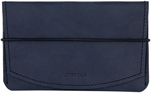 Leather Passport Holder – Multiple Passport Travel Organizer - Wallet Cover Case (organizer, dark blue)