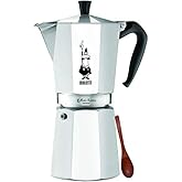 Original Bialetti 12-Espresso Cup Moka Express | Espresso Maker Machine and Zonoz Wooden Small Espresso Stirring Spoon Bundle