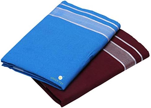 Green Tee Color Dhoti - Pack of 2