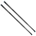 Neewer 2pieces 20inch/50cm Long 15mm Black Aluminum Alloy Rod Set with Rod Connector Bolts for 15mm Rod Support Rail System DSLR Rig Stabilizer