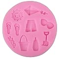 Sanheshun 3D Silicone Fondant Embossing Mold Mould Sugarcraft Baking Kitchen Tools Kit Cake Decoration