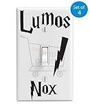 Harry Potter Inspired Lumos Nox, Light Switch Decals- 4x