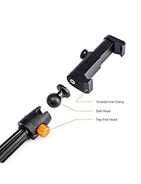TARION   Trípode para teléfono móvil, montura de trípode ligero, adaptador de soporte para trípode de viaje, para smartphone