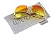 Elite RIMLESS OVERSIZED VINTAGE RETRO Butterfly Upside Down Oceanic Lens Sun Glasses