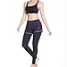 Newlashua Women's High Support Push Up Zip Front Close Padded Sports Bra M Black