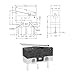 uxcell® AC 125V 1A SPDT 1NO 1NC Momentary Long Hinge Lever Micro Switch