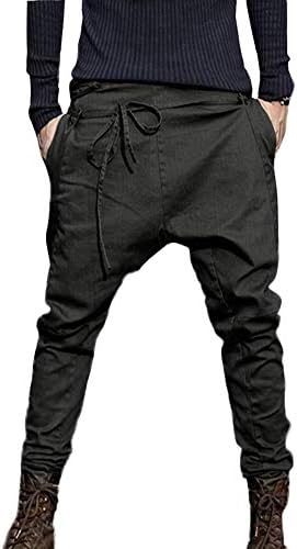 SERYU Casual Drawstring Sweatpants Work Trousers Men Fashion Joggers Patchwork