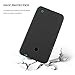 Cadorabo Case Compatible with Nokia Lumia 630 in Frost Black - Shockproof and Scratch Resistant TPU Silicone Cover - Ultra Slim Protective Gel Shell Bumper Back Skin