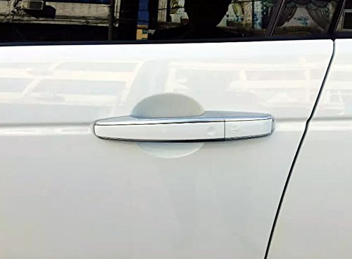 ABS Chrome Side Door Outer Handles Cover Trim Decoration 8pcs For Jaguar XF X260 2016 2017