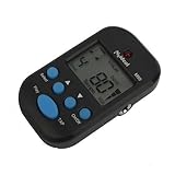 SODIAL(TM) M50 Black Digital LCD Beat Tempo Metronome Clip Battery
