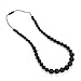 Consider It Maid Silicone Teething Necklace for Mom to Wear - Free E-Book - BPA Free and FDA Approved - Limitless (Black)