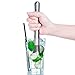 2PCS Muddler Bar Tool+1PCS DoubleCocktail Jigger 1 Ounce X 2 Ounce& Stainless Steel Cocktail Muddler 8