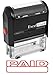 ExcelMark Paid Self Inking Rubber Stamp - Red Ink