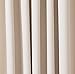 Amazon Basics Room Darkening Blackout Window Curtain with Rod Pocket and Tie Back, 52 x 63 Inches, Beige - Set of 2