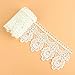 Yontree Floral Venise Lace Applique Sewing Trim Bridal Wedding Applique White 2 yards