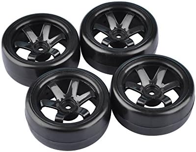 4pcs 1: 10 RC Drift Car Tires 6 offset for HSP Tamiya HPI Kyosho Drift On-Road Drifting Car
