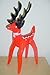 24 Inch Inflatable Christmas Standing Reindeer (HL207) [Toy]