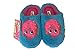 Shopkins House Slipper Shoes for Girls (Medium 13/1, Teal Blue-DLish Donut)