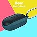Galaxy Buds Case Cover Silicone Bean fit Wireless Charging, Protective Accessories Skin Soft and Flexible, Anti-Scratch, Shock Resistant Nonslip Carabiner Charging Case for Galaxy Buds (Forest Blue)