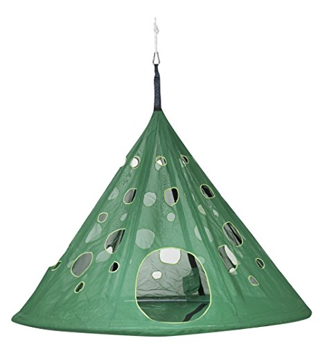 Flower House Moondrop Hanging Hammock Chair, green