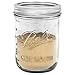 Hydrofarm Ball 0.5 qt. Canning jar (Set of 12) Lids and bands for preserving food (16 OZ)