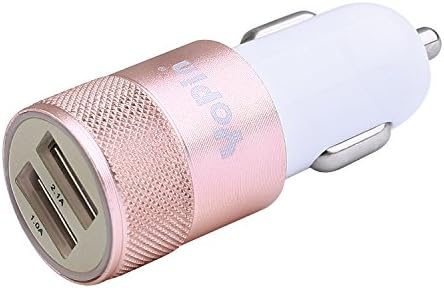 Sikeda Car Charger ,Dual Smart USB Ports,2.1A/5V,Universal for Mobile Device,iPhone 7 7 Plus,6 6s,6s Plus,SE 5s,Samsung Galaxy S8,S7,S6,S6 Edge