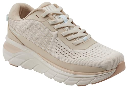Easy Spirit Women’s Mel13 Sneaker, Natural 101, 6.5 Wide
