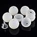 Katoot@ 6Pcs Silicone Sphere Ice Ball Mold Tray DIY Chocolate Jelly Candy Mould With A Small Funnel Bar Party Supplies - White