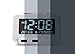 Homtime C1PRO Bedside Alarm Clock with USB Charger and Bluetooth Speaker for Heavy Sleeper, Dimmable, Temperature, Backup Battery for Time, White
