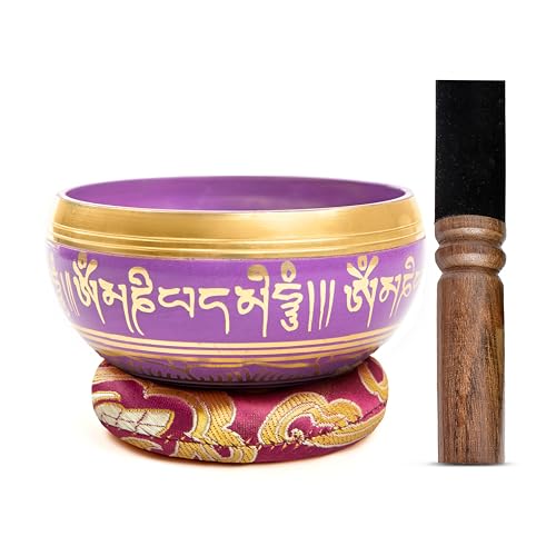 Tibetan Singing Bowl Set Brass