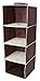 Juvale Hanging Closet Organizer Set - Includes Hanging 4-Shelf, 6-Shelf and 20 Pocket Shoe Storage Set - Space Saving Design for Bedroom Closet Organization - Store Clothes & Shoes -3 Piece Set