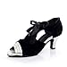 BCLN Women's Open Toe Sandals 1920s Party Latin Salsa Tango Heels Practice Ballroom Dance Shoes with 2.0