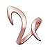Adjustable Open Snake Index Finger Ring for Women (Rose Gold)