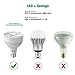 Bonbo 120V 35W LED Pool Light Bulb 6000k White Light Daylight LED Swimming Pool Light Bulb E26 Base 300-500W Traditional Bulb Replacement for Most Pentair Hayward In Ground Swimming Pool Fixture