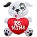 Holidayana Valentine's Day Dog Inflatable - 8ft Outdoor/Indoor Yard Decor, Includes Built-in Bulbs, Tie-Down Points, and Powerful Built in Fan