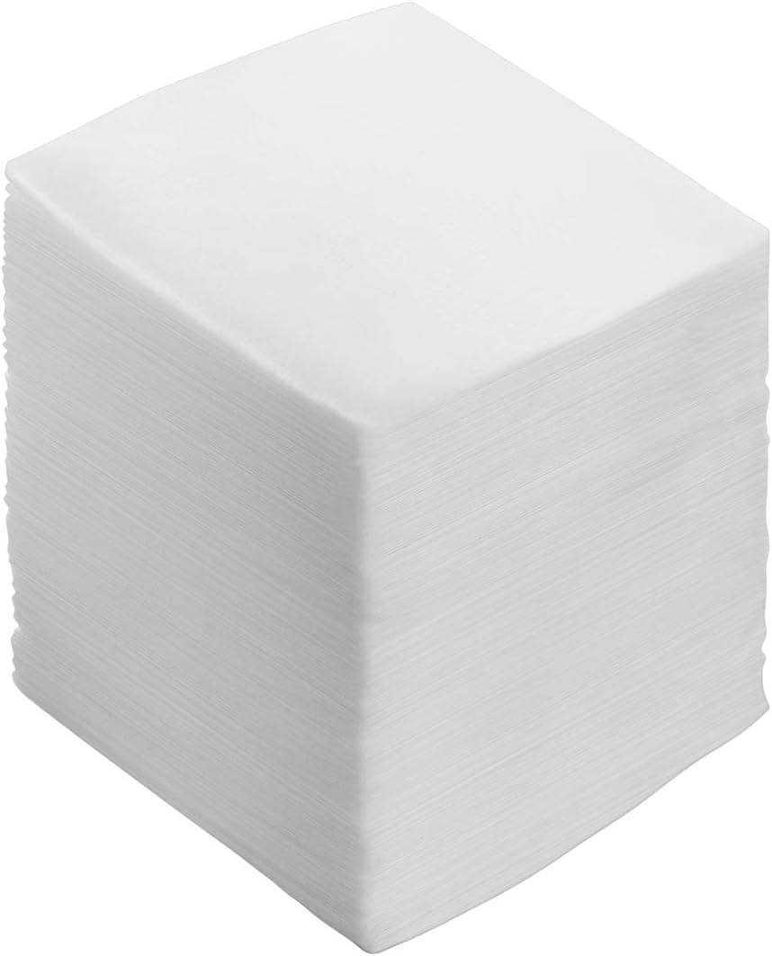 Healifty Sterile Gauze Pads 100-Pack 10x10cm Non-Woven Wound Dressings 4-ply Facial Cotton Gauze Sponges for Makeup Removal, Skin Wound Care & First Aid Supplies