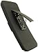 NAKEDCELLPHONE'S Black Rubberized Hard CASE + Belt Clip Holster Stand for LG G Flex GFLEX Phone (F340, D955, D958, D959, F340s, D950, LS995, D959n)