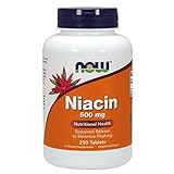 NOW Niacin Sustained Release,250 Tablets