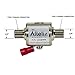 Altelix 75 Ohm Lightning Protector for Cell Phone Boosters 2G 3G 4G LTE & Satellite & Cable TV, F Female to F Female