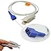 Denshine® (FBA Available) Adult Finger Clip Spo2 Sensor Compatible Nellcor DS-100A ,7 pins