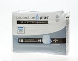 Medline Protection Plus Extended Capacity/Overnight Protective Underwear, Medium, 16 Count (Pack of 4)