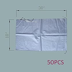 MTB Sand Bags 18"x30", Empty White Woven