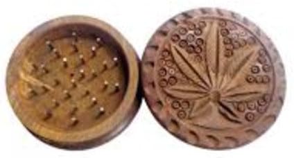 POLLEN GRINDER WOODEN CUTOUT 3.0" ASSORTED PACK OF 1