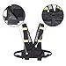 Radio Chest Harness, Universal Radio Carry Case, Tractical Front Pack Pouch Holster Vest Rig Chest Bag Holder for Two Way Radio Walkie Talkie, Rescue Essential for Men Women Hiking Camping